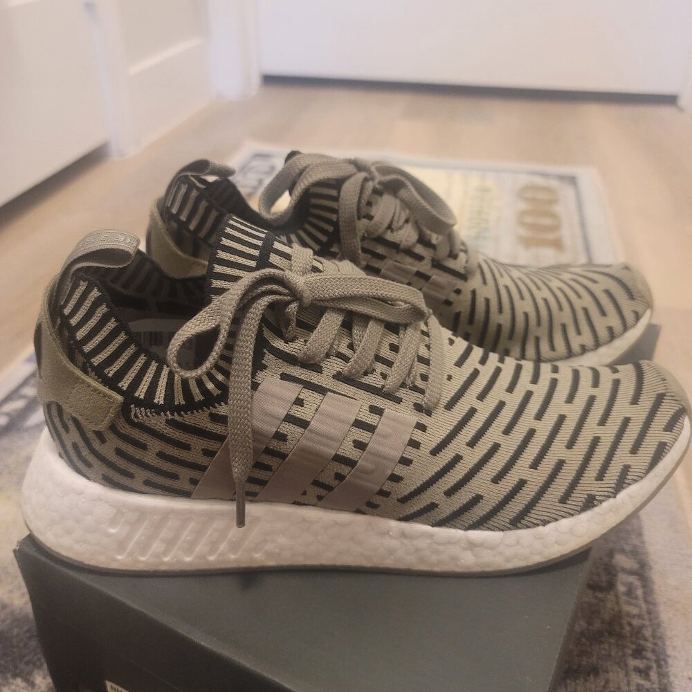 Adidas NMD R2 Trace Cargo Size 11 New Boost Performance Sneakers BA7198